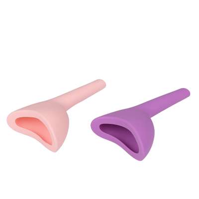 Two Colors Portable Female Stand Up Urination Device Waterless Urinal